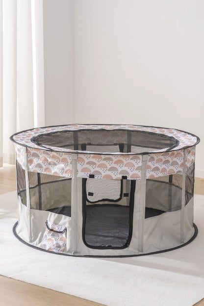 Foldable Mesh Pet Playpen Indoor Outdoor Cat And Dog Tent 10