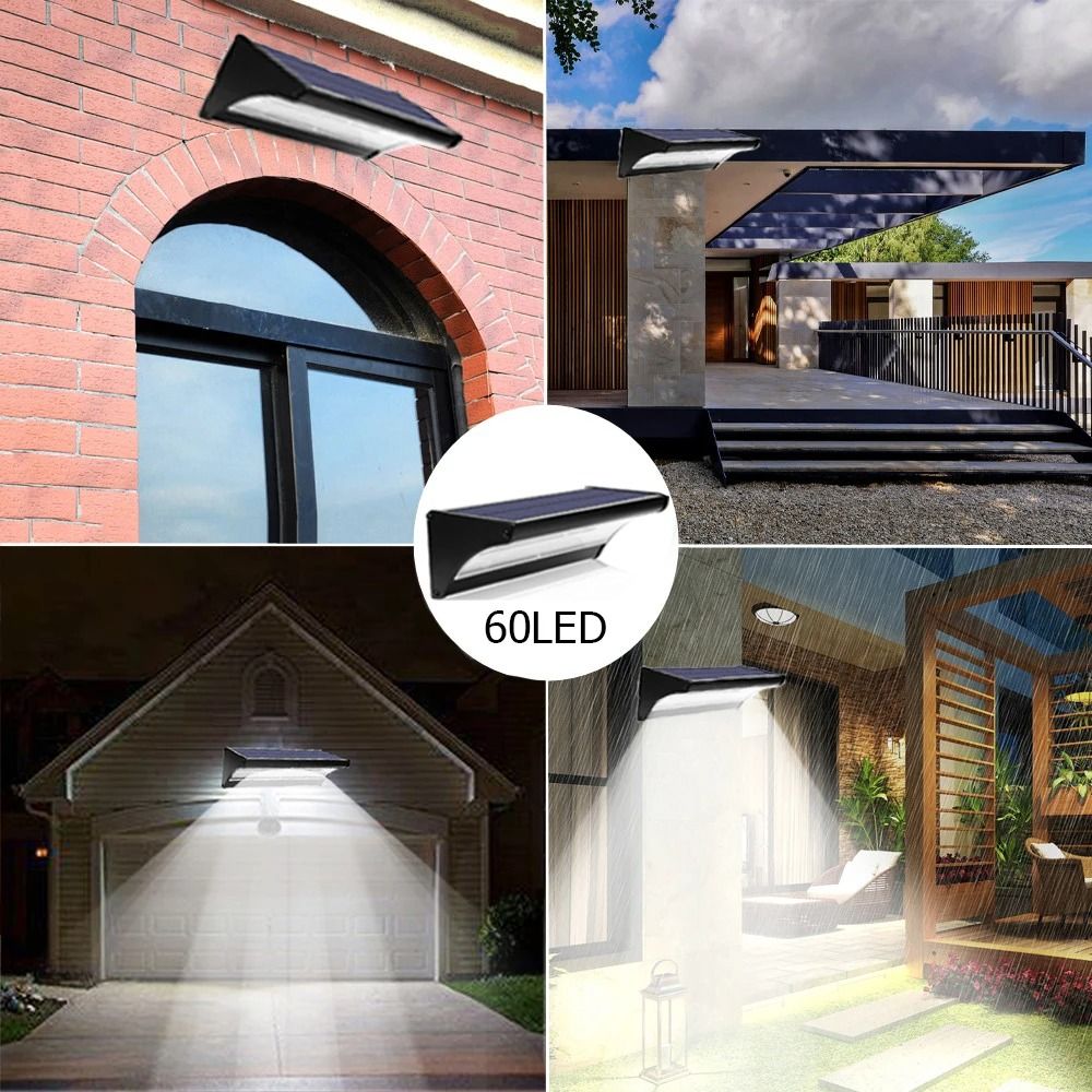 Solar Powered Outdoor Wall Lamp With Motion Sensor 5