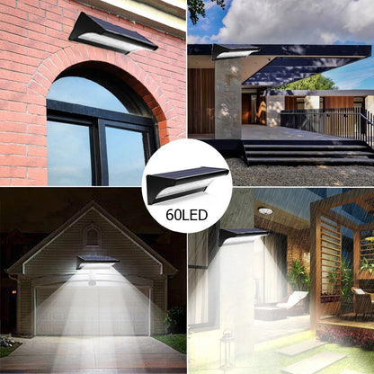 Solar Powered Outdoor Wall Lamp With Motion Sensor 5