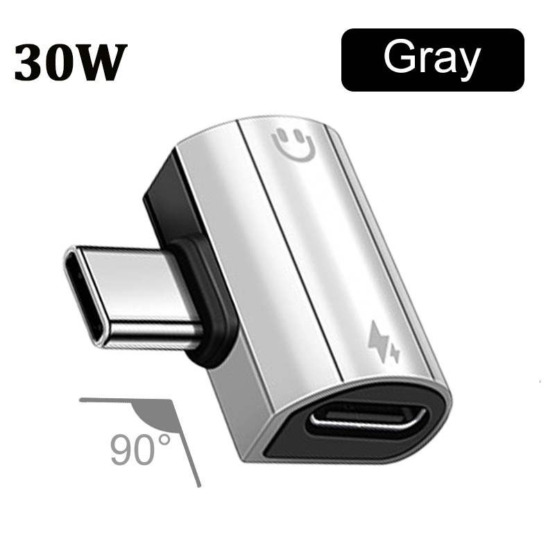 USB Type C To 35mm Headphone And Charger Adapter 30W Fast Charging Audio Splitter With Aux Jack For 6