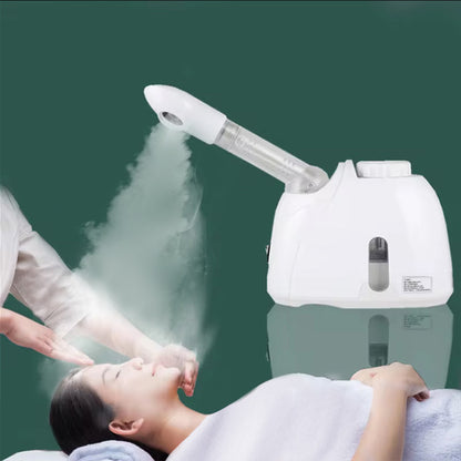 Facial Steamer with Ozone Function, Warm Mist Humidifier for Deep Pore Cleansing, Skin Hydration & Whitening