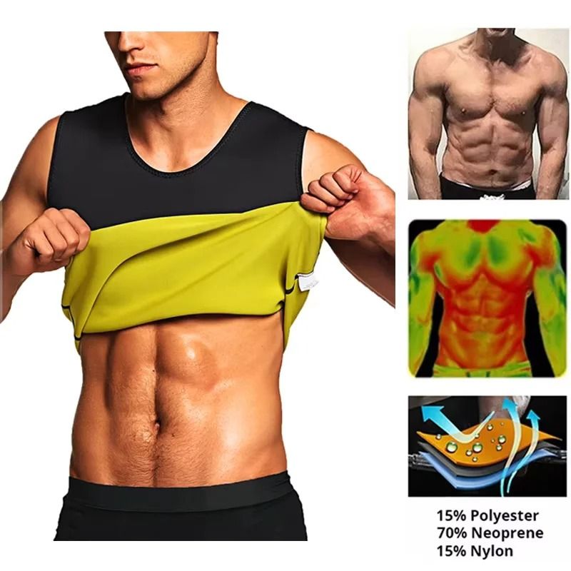 Men Sauna Training Vest Slimming Sports Top 3