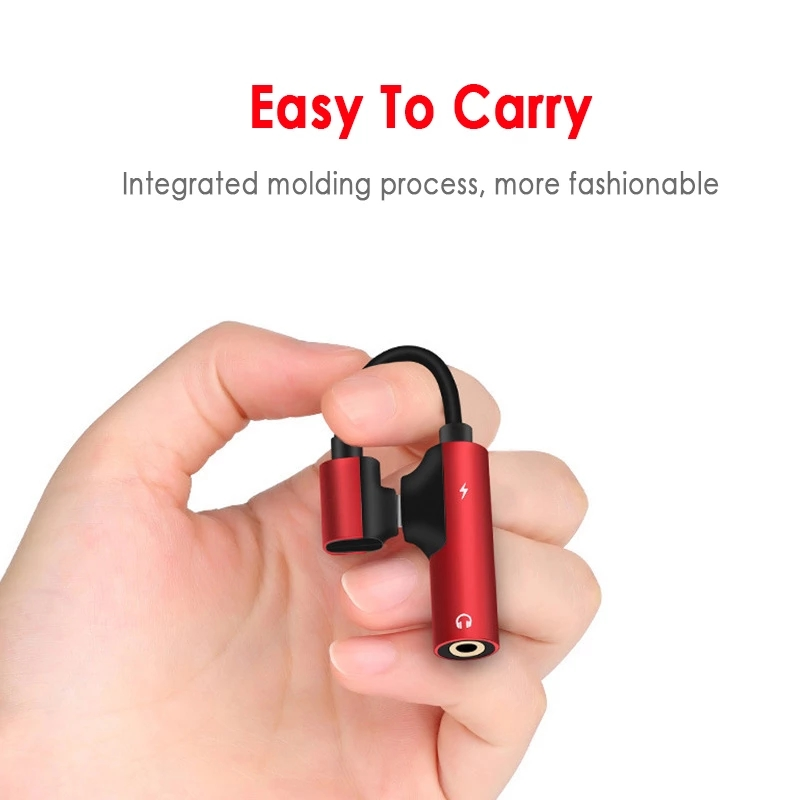 USB C To 35 Plug Headphone Jack Splitter 2 In 1 Type C 35mm AUX Adapter Earphone Audio Converter Fo 3