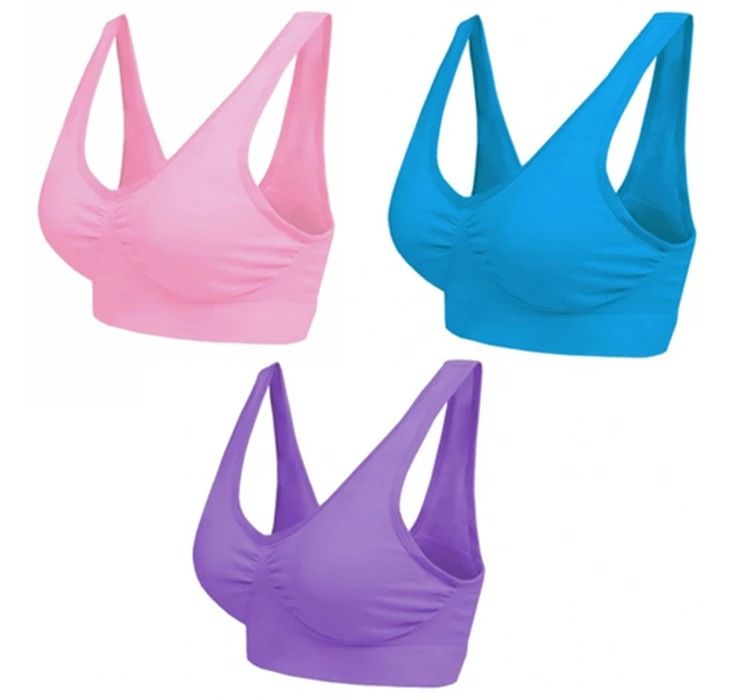 Seamless Wireless Bralette For Women No Pad Plus Size Active Bra 3