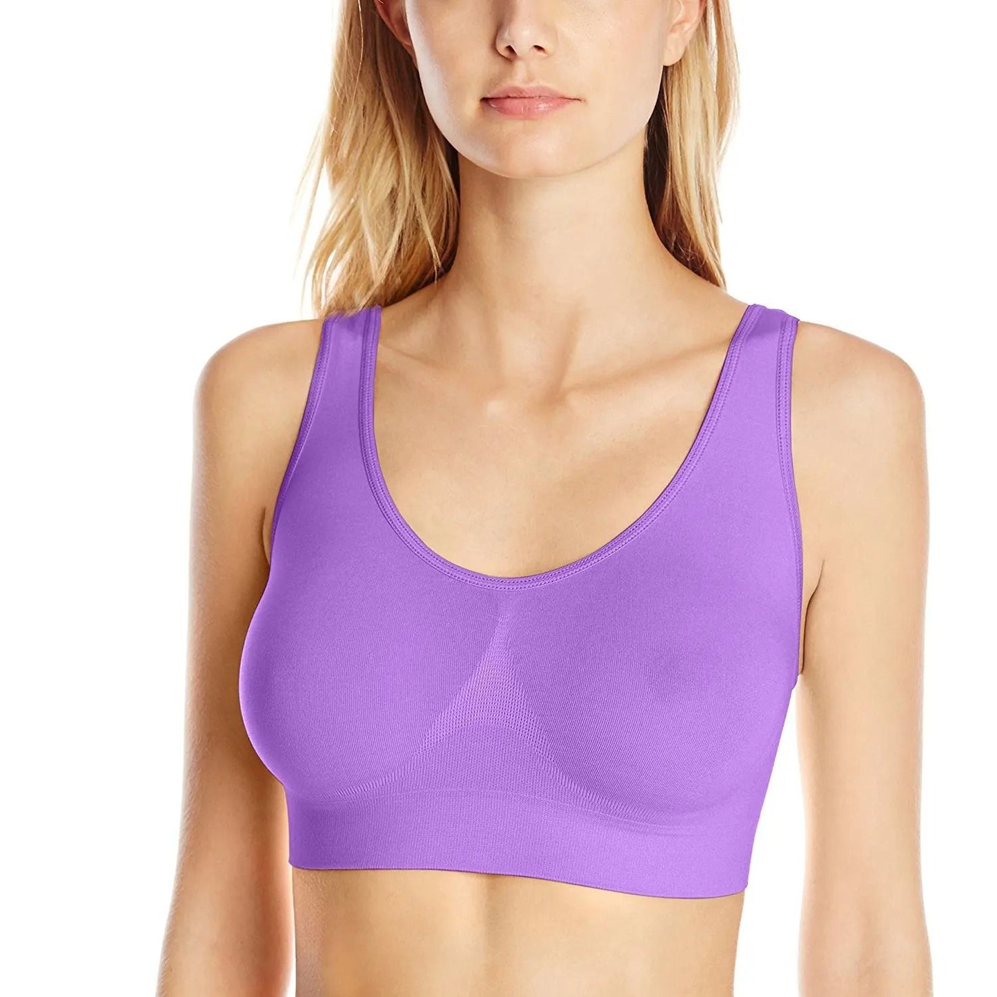 Seamless Wireless Bralette For Women No Pad Plus Size Active Bra 7
