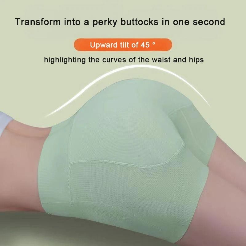 Natural Latex Hip Lifting Pants With Padded Butt Enhancer 1
