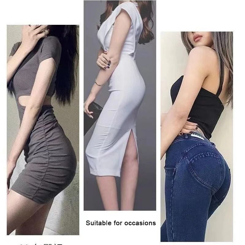Natural Latex Hip Lifting Pants With Padded Butt Enhancer 3