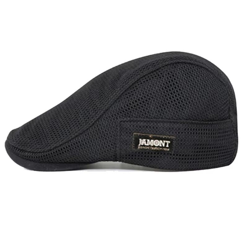 Breathable Mesh Newsboy Cap  Lightweight Flat Ivy Hat For Men  Women Summer Sun Protection Beret 4