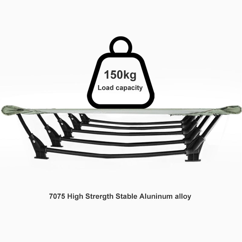 Camping Cot Lightweight Portable Folding Bed Ultralight Compact Sleeping Cot For Outdoor Camping Hi 4