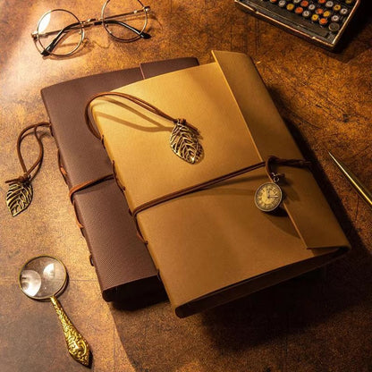 DIY Retro Memory Album  Handmade Scrapbook  Kraft Paper Photo Book With Storage Envelopes For Coupl 5