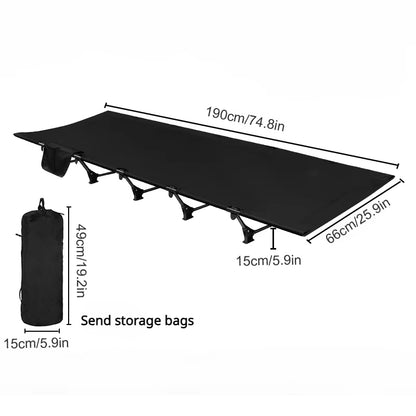 Camping Cot Lightweight Portable Folding Bed Ultralight Compact Sleeping Cot For Outdoor Camping Hi 8