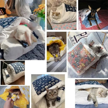 Cozy Removable Cat Bed House For Cats And Small Dogs 1
