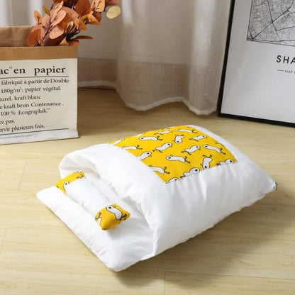 Cozy Removable Cat Bed House For Cats And Small Dogs 7