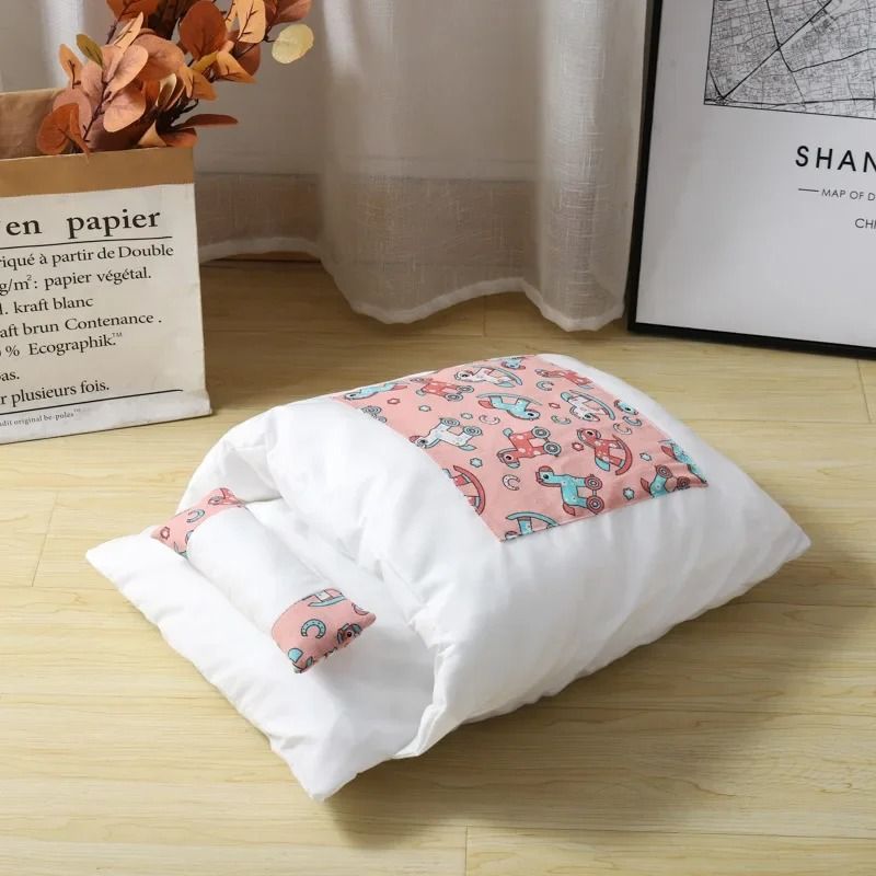 Cozy Removable Cat Bed House For Cats And Small Dogs 8