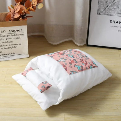 Cozy Removable Cat Bed House For Cats And Small Dogs 8