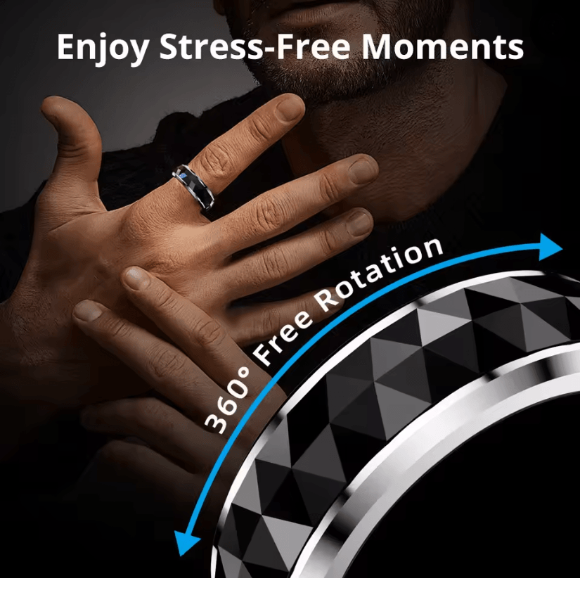 Colmi R11 Smart Ring With Sleep Monitor And Fidget Spinner Design 2