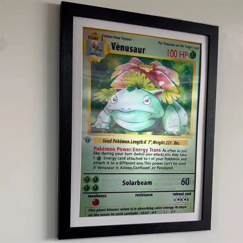Anime 3D Lenticular Pokemon Poster CharizardBlastoiseVenusaur Birthday Gifts 3D Flip Picture Room D 1