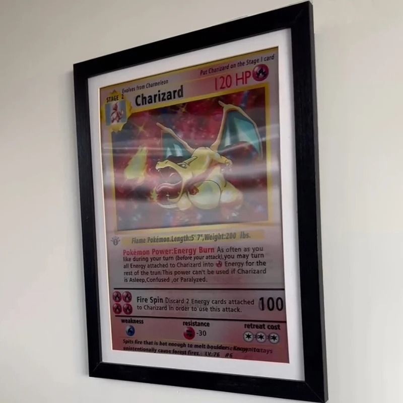 Anime 3D Lenticular Pokemon Poster CharizardBlastoiseVenusaur Birthday Gifts 3D Flip Picture Room D 3