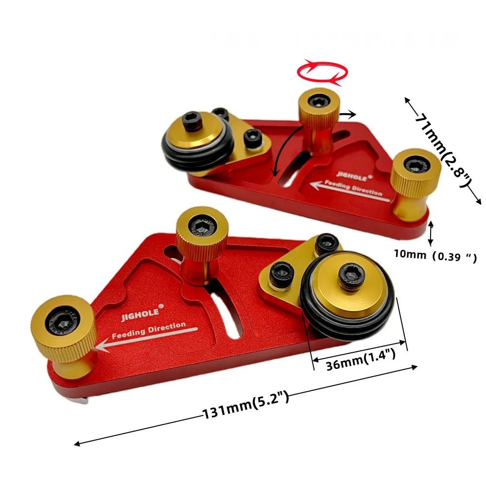 Table Saw Roller Feeding Safety Assistant With Aluminum Alloy Build 2