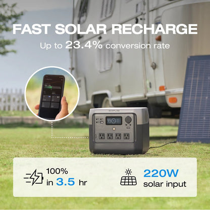 Portable Power Station With Solar Input And Rapid Recharge For Off Grid Living 3