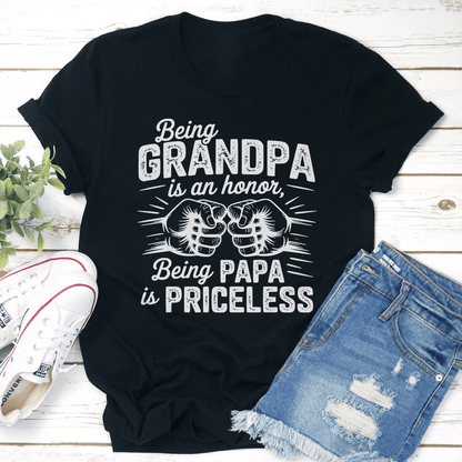 Being Grandpa Is An Honor Tee 3