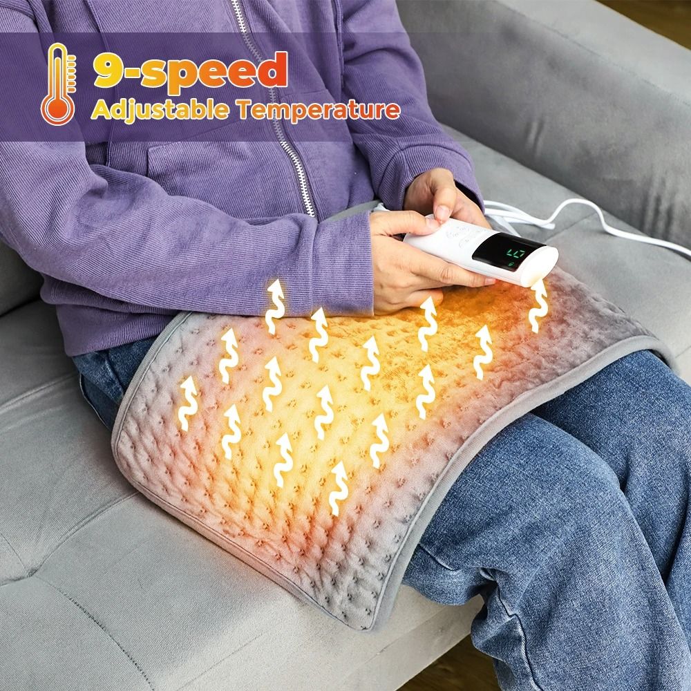 Cozy Electric Heating Pad Blanket For Back Neck And Shoulder Pain Relief 1