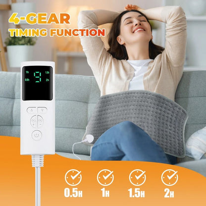Cozy Electric Heating Pad Blanket For Back Neck And Shoulder Pain Relief 2