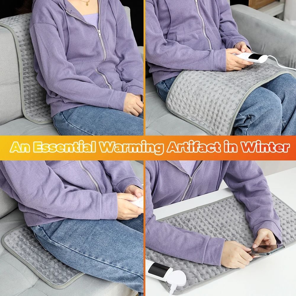 Cozy Electric Heating Pad Blanket For Back Neck And Shoulder Pain Relief 3