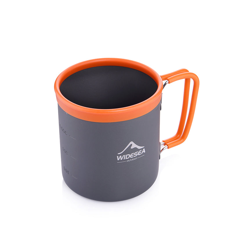 Widesea Camping Aluminum Cup, Lightweight Outdoor Mug for Coffee, Trekking, Hiking & Picnic Tourism Tableware