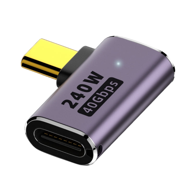 USB Type C Adapter 100W Metal, Fast USB C Female to Male OTG Converter, 40Gbps Data Transfer Charging Hub