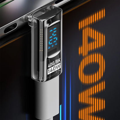 Digital Display USB Type C Stereo Connector, 40Gbps Right Angle Adapters, For iPhone 16 Pro Max Data Transfer