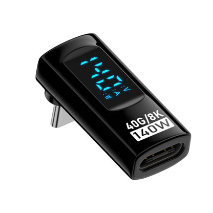 Digital Display USB Type C Stereo Connector, 40Gbps Right Angle Adapters, For iPhone 16 Pro Max Data Transfer