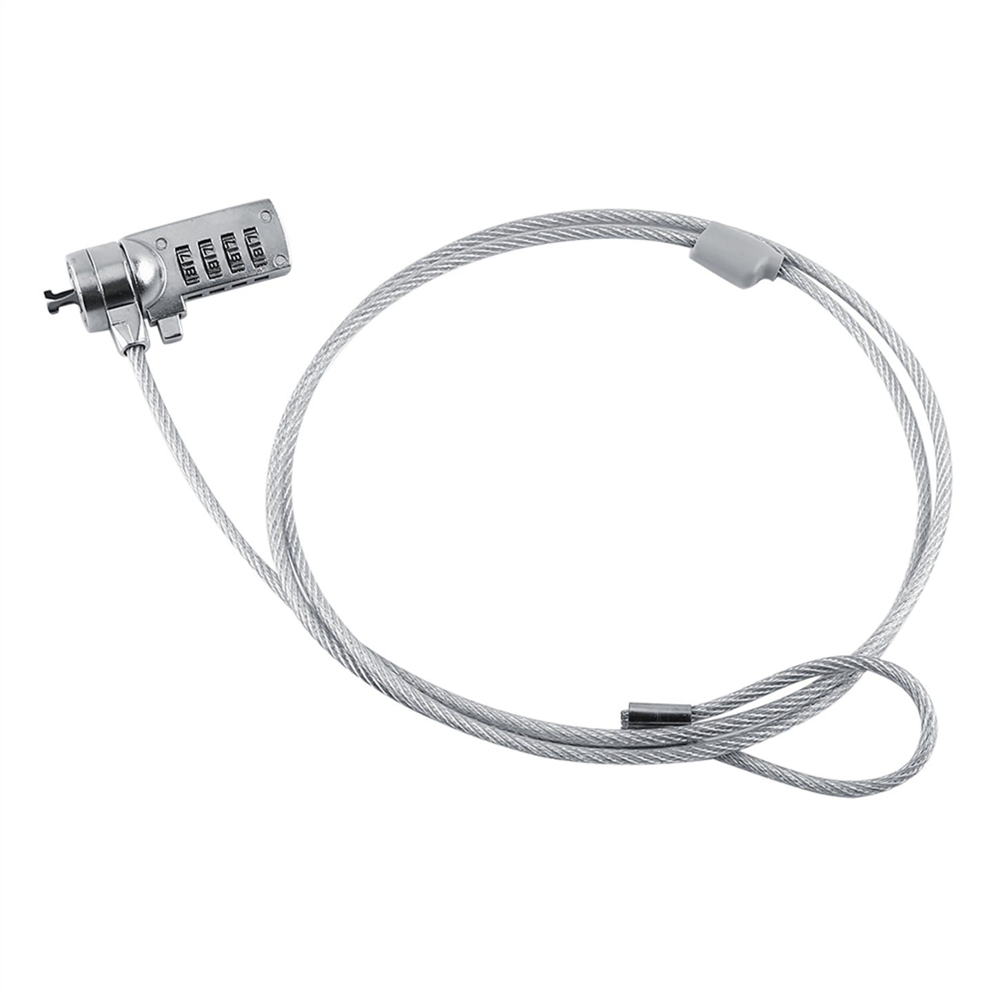 Notebook PC Security Lock Cable, 4 Digit Combination, Theft Deterrent Laptop Lock Chain, Easy Install