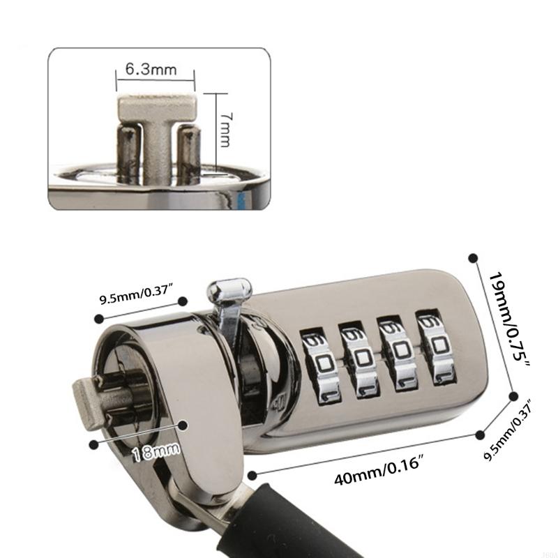 Digital Equipment AntiTheft Lock For Laptops Powerful AntiTheft Cable Secure Your PC And Electronic 5