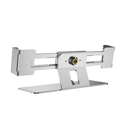 Anti Theft Aluminum Laptop Stand, Security Lock with Key, 13-19 inch Display Holder, Laptop Tablet Bracket