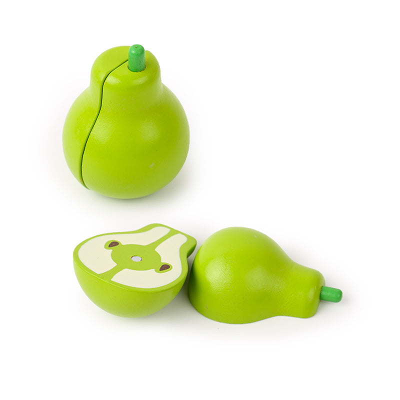 Wooden Fruit Vegetable Set Montessori Educational Toy Simulation Kitchen Pretend Game Kids Gift Cut 2