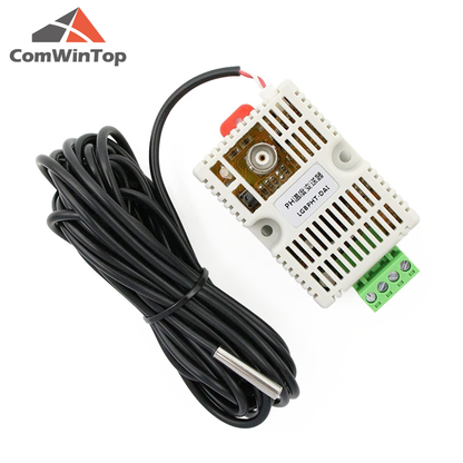 Professional Water PH and Temperature Sensor Transmitter Module with 0-5V/0-10V, 20mA/RS485 Output for Precise Detection