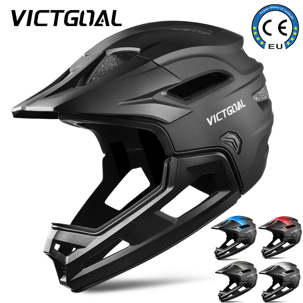 Full Face MTB Bicycle Helmet for Men Motorcycle, Adult Detachable Mountain Bike Off-road MBX BMX Head Protection