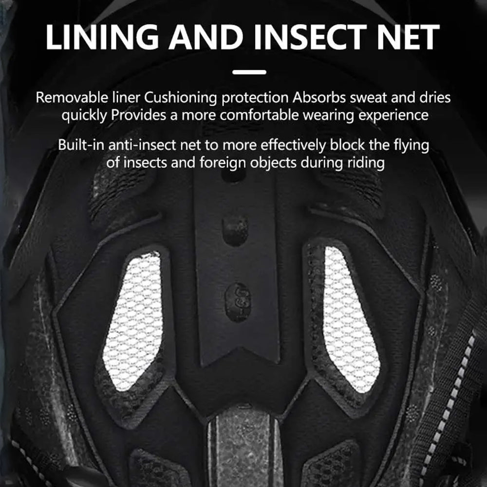 Full Face MTB Bicycle Helmet For Men Motorcycle Adult Detachable Mountain Bike Offroad MBX BMX Head 2