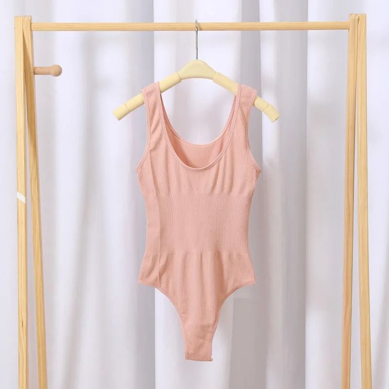 Women Seamless Non Wire Bra And Panties Shapewear Set 9