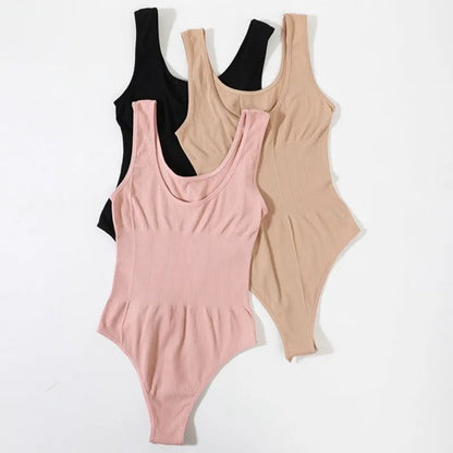 Women Seamless Non Wire Bra And Panties Shapewear Set 2