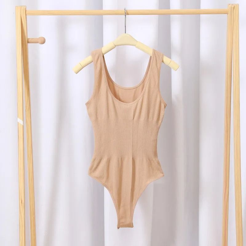 Women Seamless Non Wire Bra And Panties Shapewear Set 8