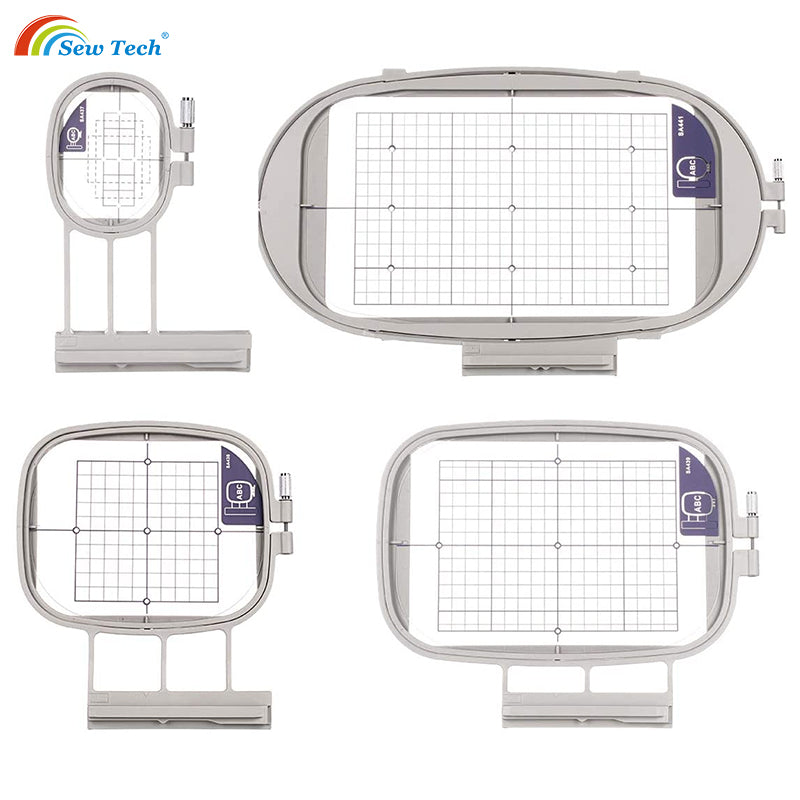 Sew Tech Embroidery Hoop Set for Brother Innov, Babylock Machines, SA437, SA438, SA439, SA441 Frames