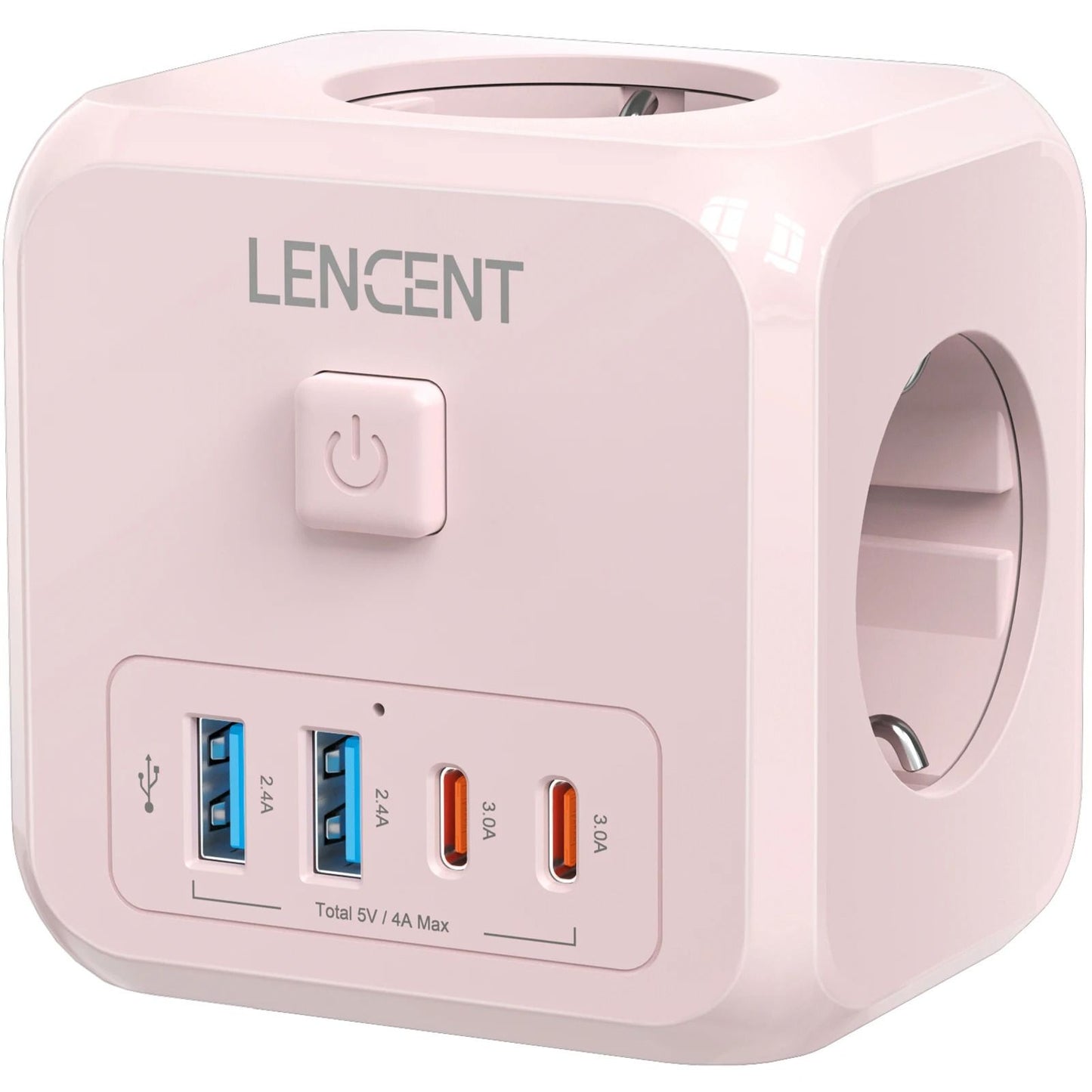 Compact EU Power Cube With AC Outlets USB And Type C Charging 13