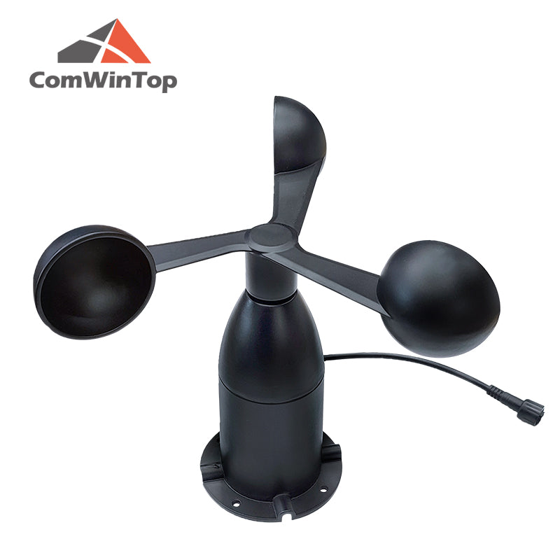 Professional 0-60m/s Aluminum Alloy Wind Speed Sensor, Anemometer with 4-20mA, 0-5V, 0-10V, RS485, and Pulse Output