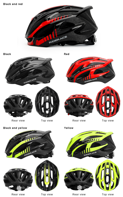 Bicycle Helmet With Ventilation Ultralight Bike Helmet OnePiece Design Unisex Racing Lightweight Cy 5
