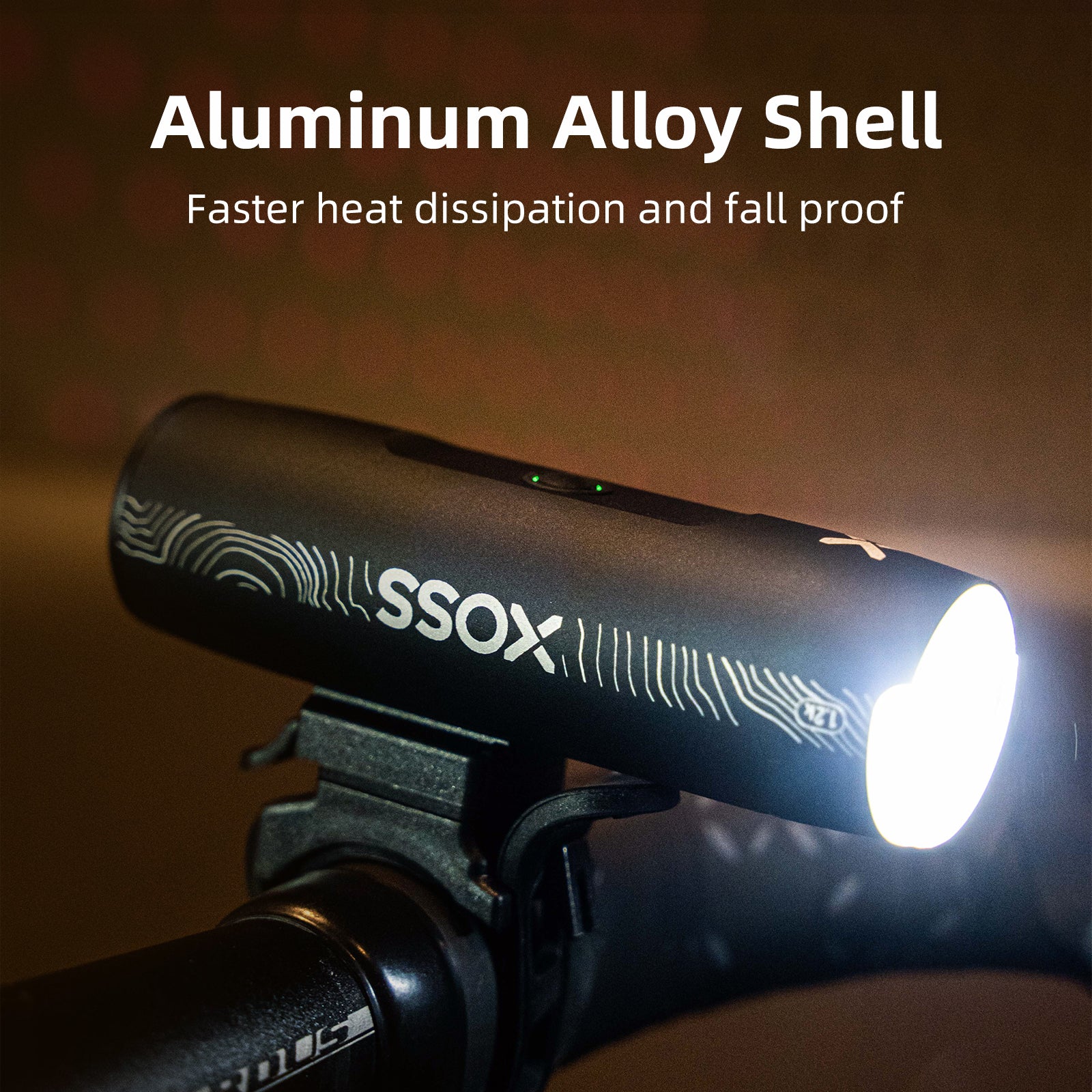Bike Light XL Headlight Waterproof Rechargeable Front Lamp Ultralight Aluminum Bicycle Light  Flash 3