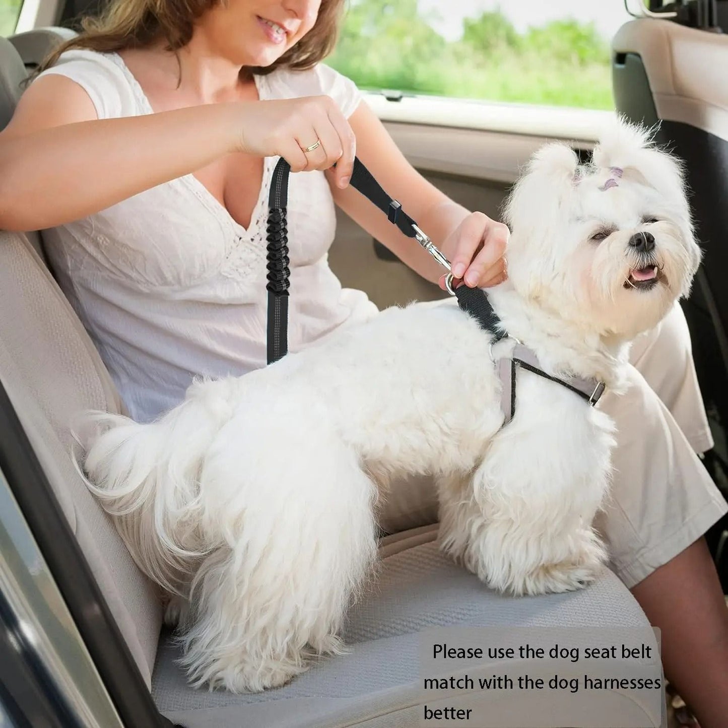 Adjustable Heavy Duty Dog Car Seat Belt 6