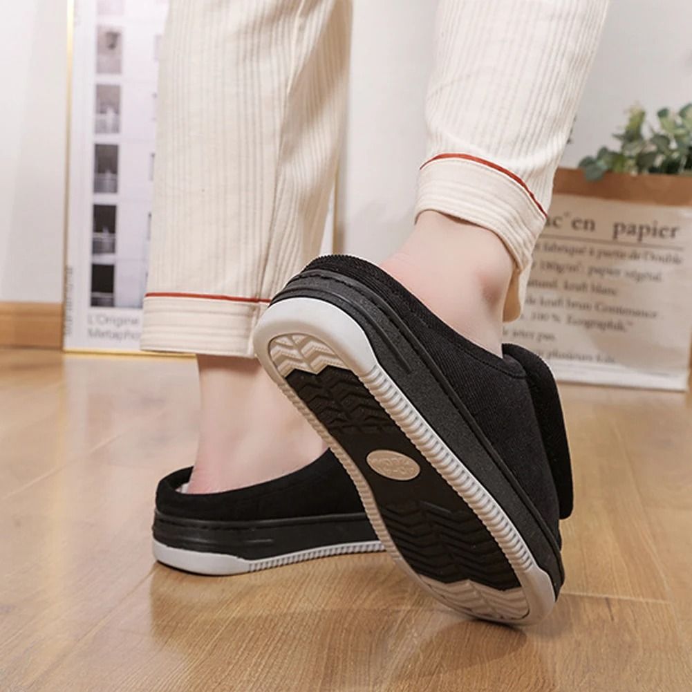 Men And Women Diabetic Slippers Adjustable Swollen Feet Slippers With Open Toe And Rubber Sole 1