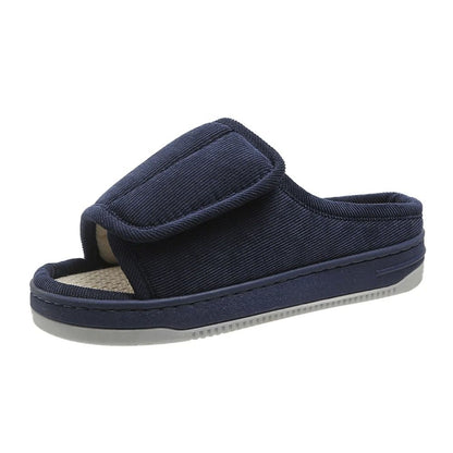 Men And Women Diabetic Slippers Adjustable Swollen Feet Slippers With Open Toe And Rubber Sole 7